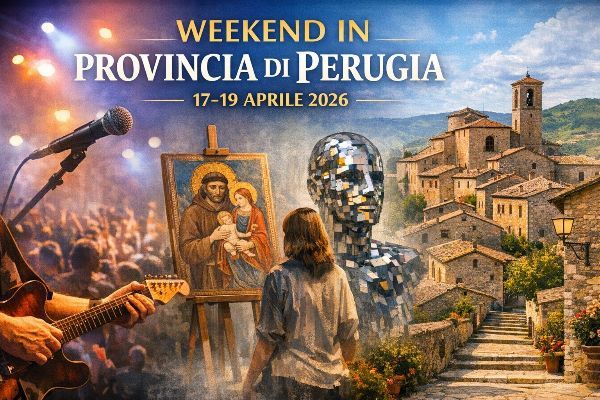 Weekend dal 17 al 19 aprile 2026 in provincia di Perugia.